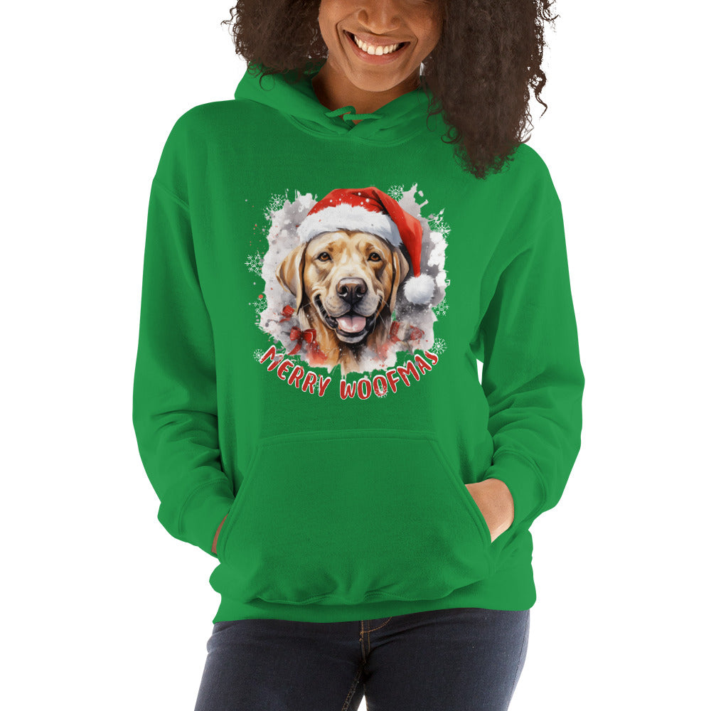 Unisex Hoodie Labrador Retriever - Merry Woofmas