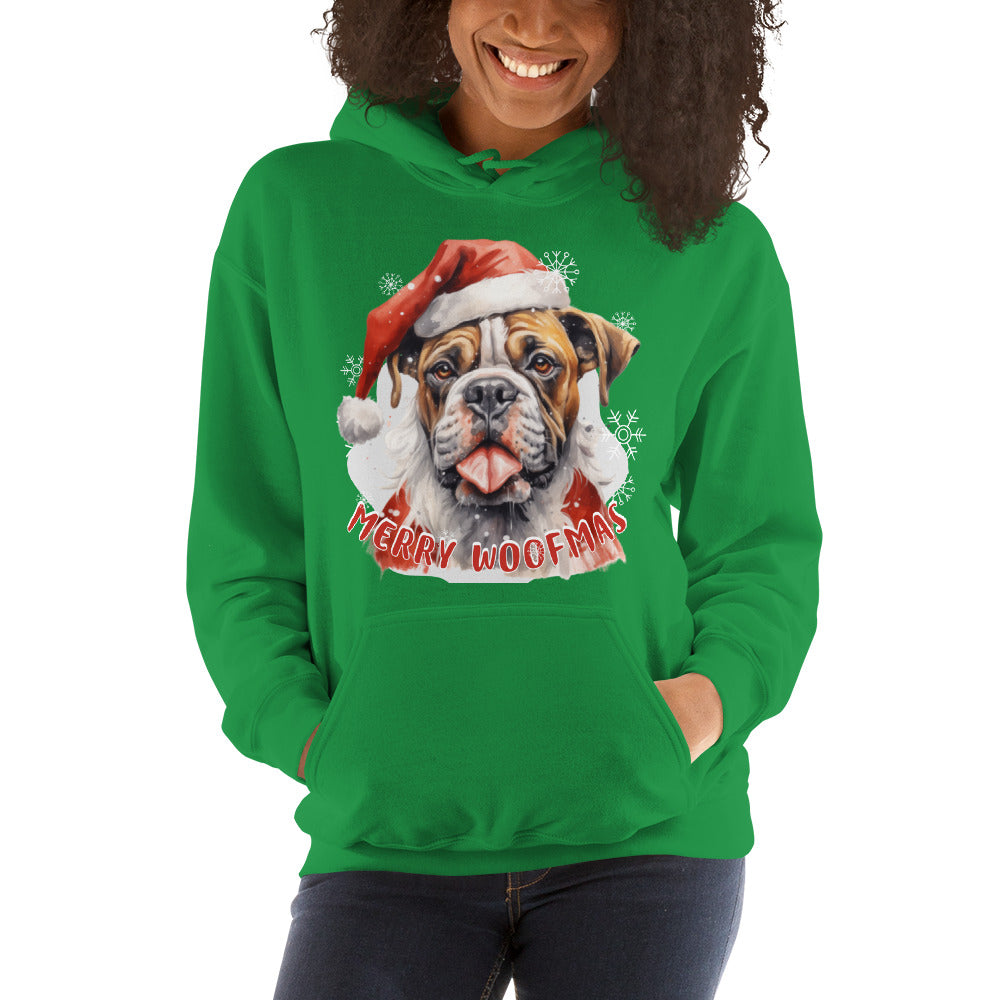 Unisex Hoodie Boxer - Merry Woofmas