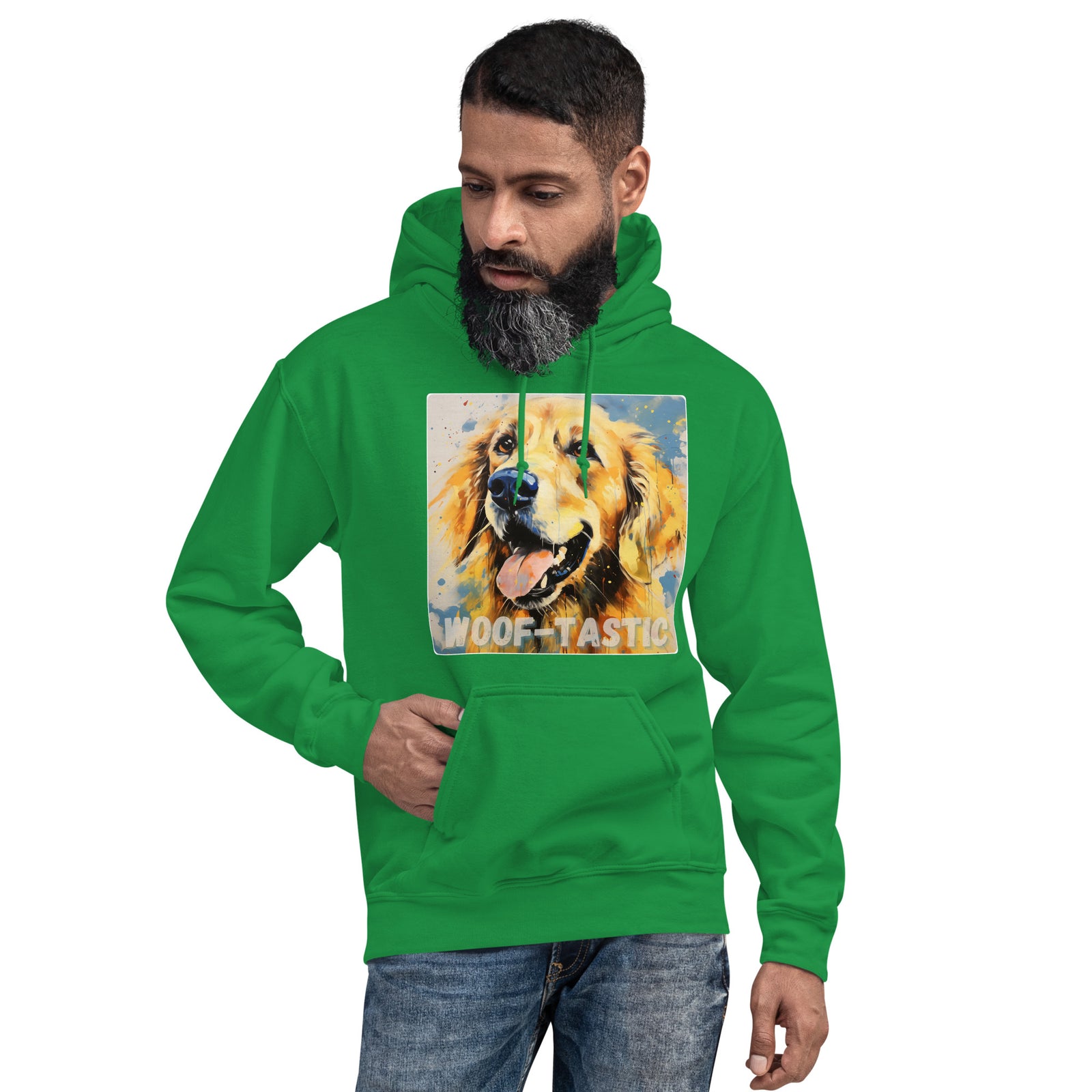 Unisex Hoodie Woof-tastic - Golden Retriever