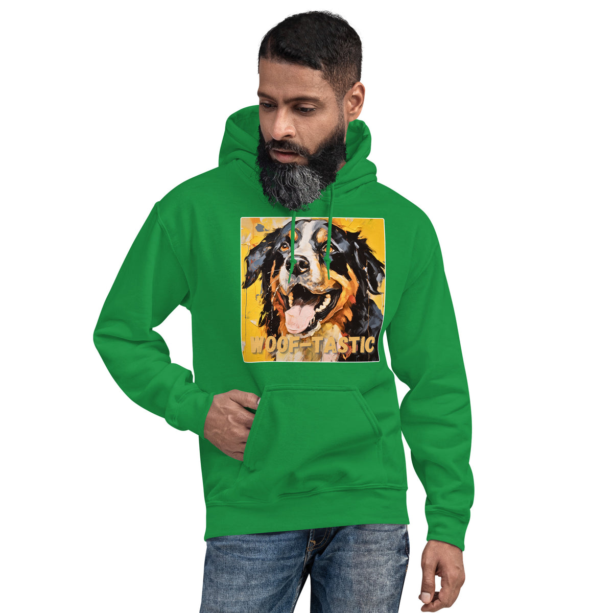 Unisex Hoodie Woof-tastic Bernese Mountain Dog