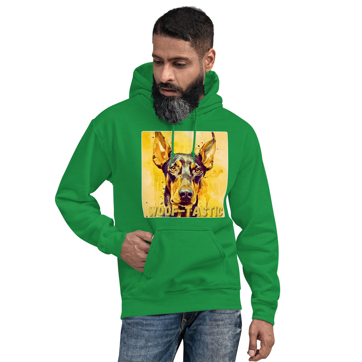 Unisex Hoodie Woof-tastic Doberman Pinscher