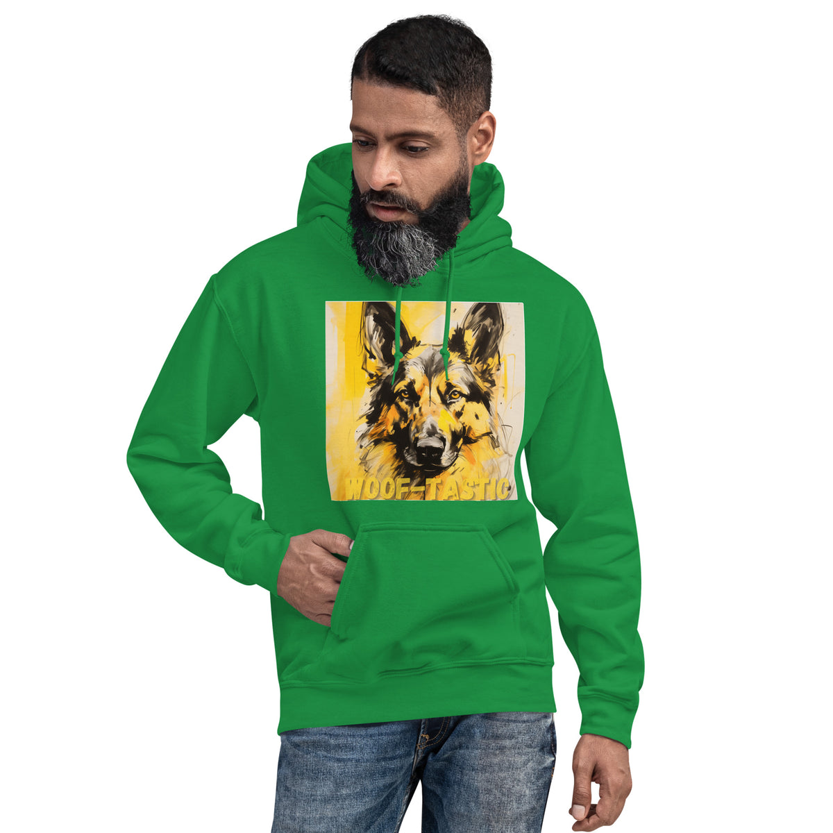 Unisex Hoodie, Woof-tastic German Shepherd