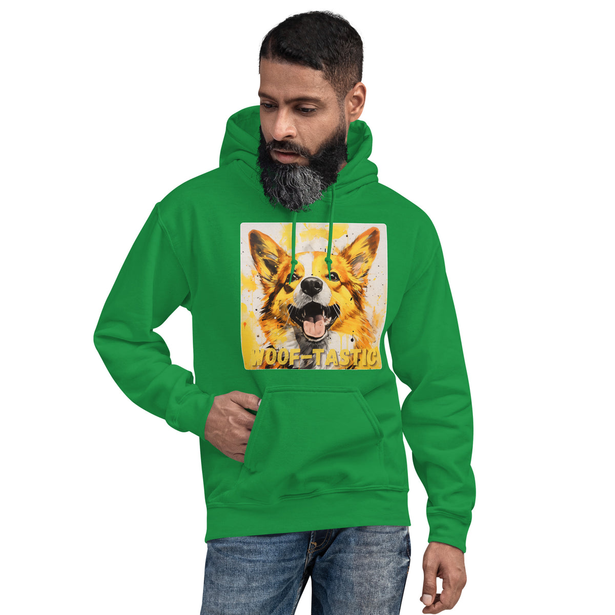 Unisex Hoodie, Woof-tastic Pembroke Welsh Corgi