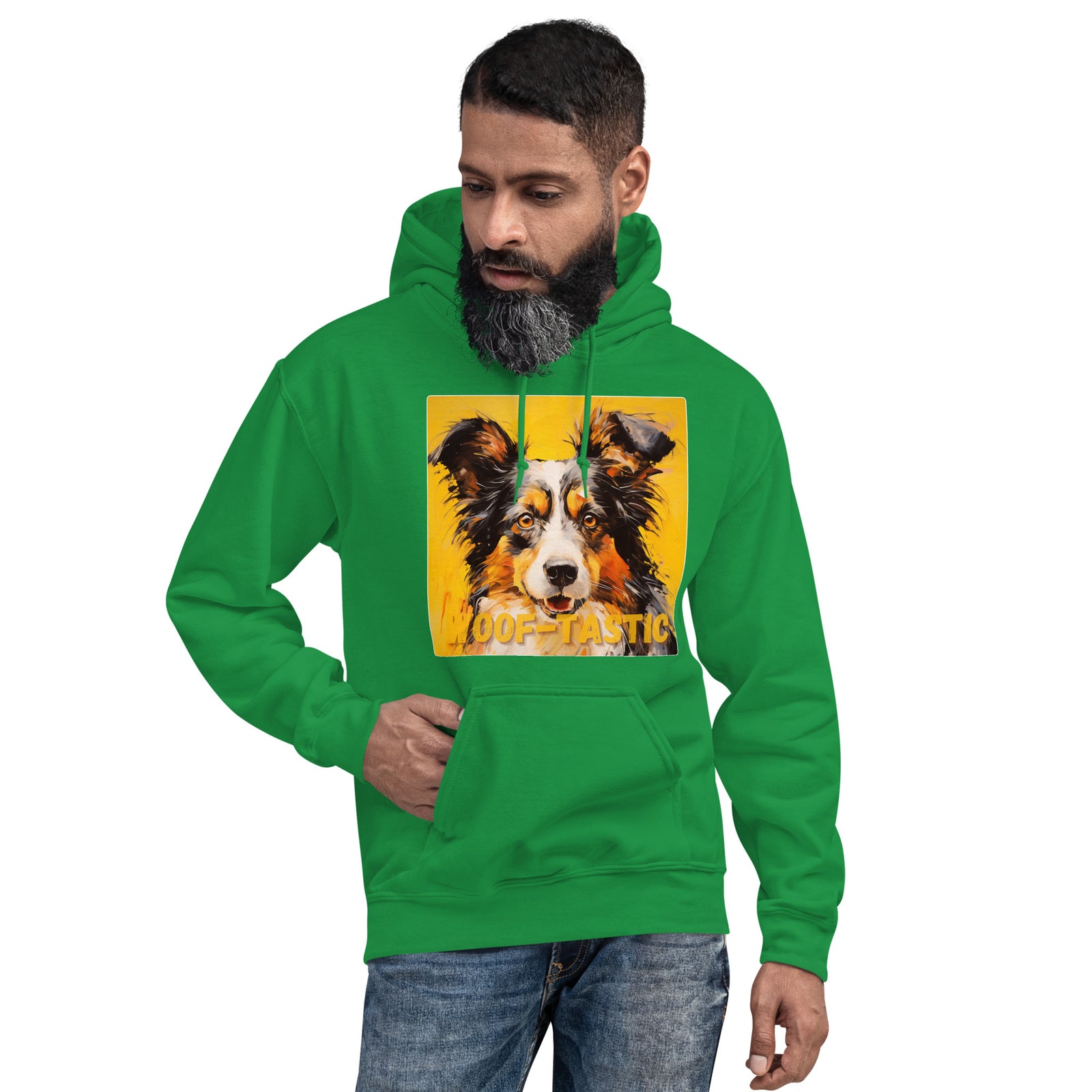 Unisex Hoodie, Woof-tastic Shetland Sheepdog