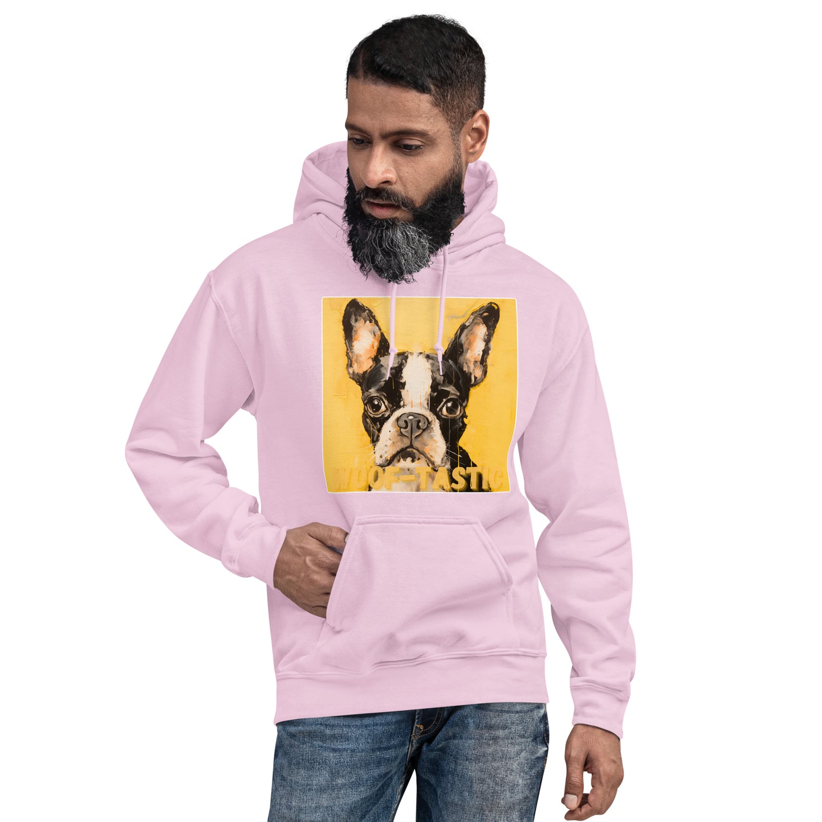 Unisex Hoodie Woof-tastic Boston Terrier