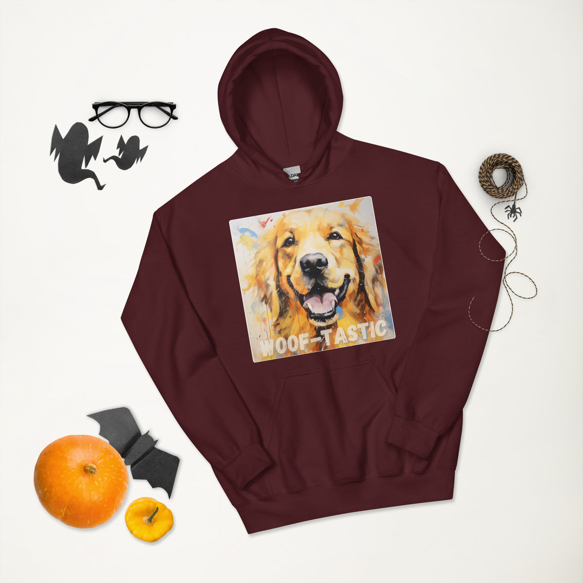 Unisex Hoodie Woof-tastic Golden Retriever