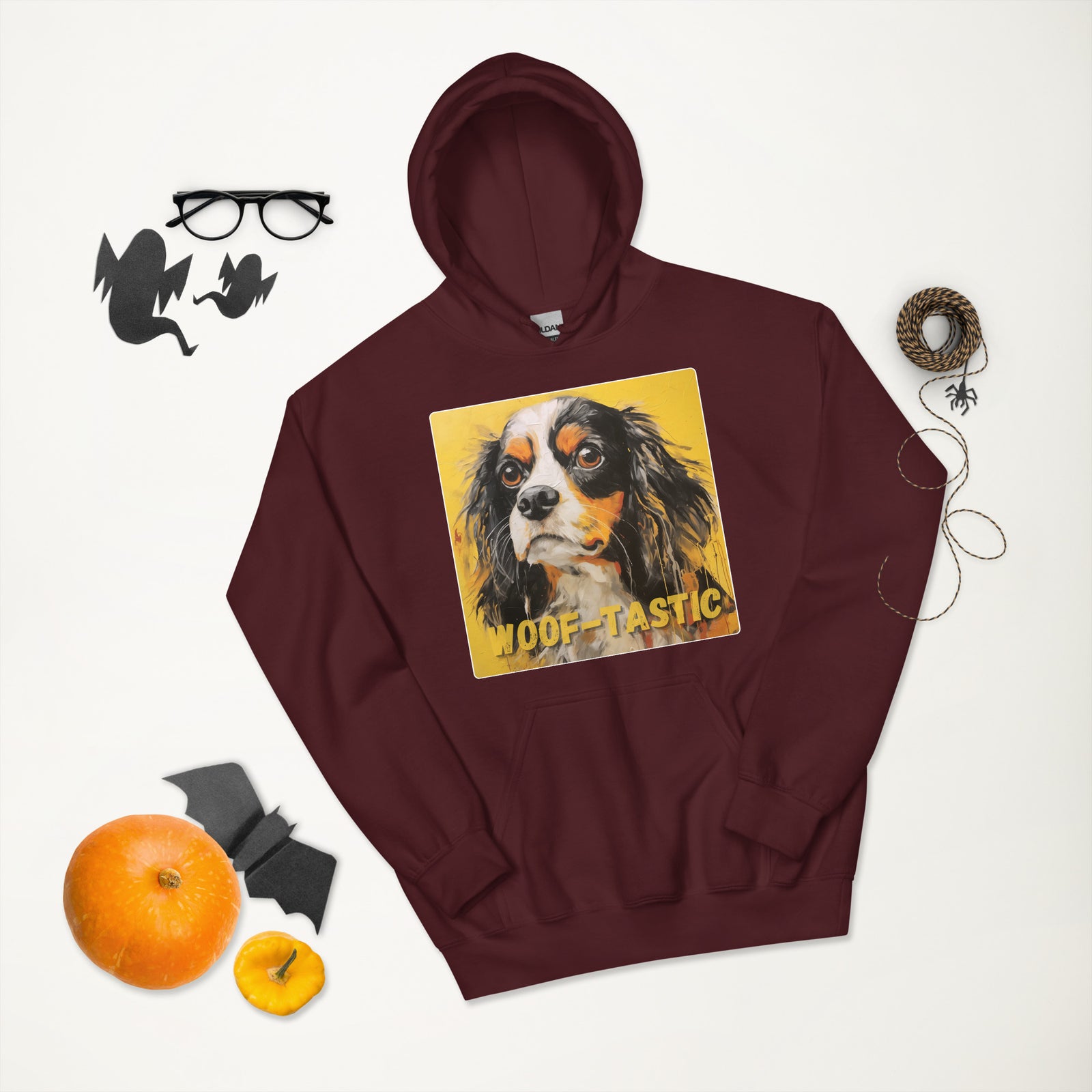 Unisex Hoodie Woof-tastic Cavalier King Charles Spaniel