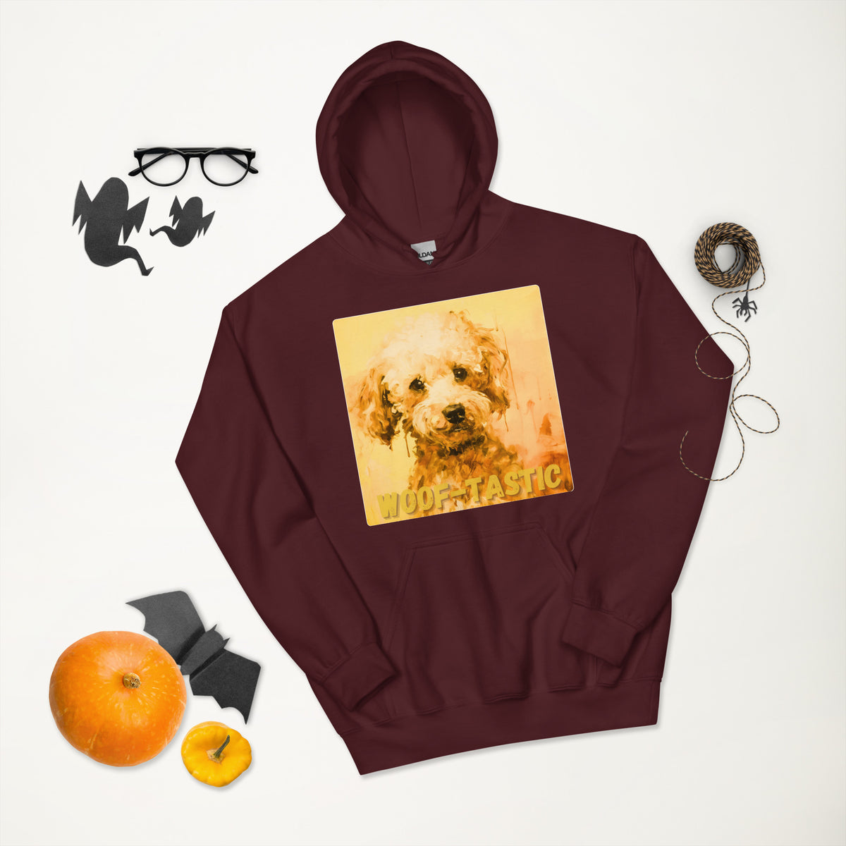 Unisex Hoodie, Woof-tastic Poodle