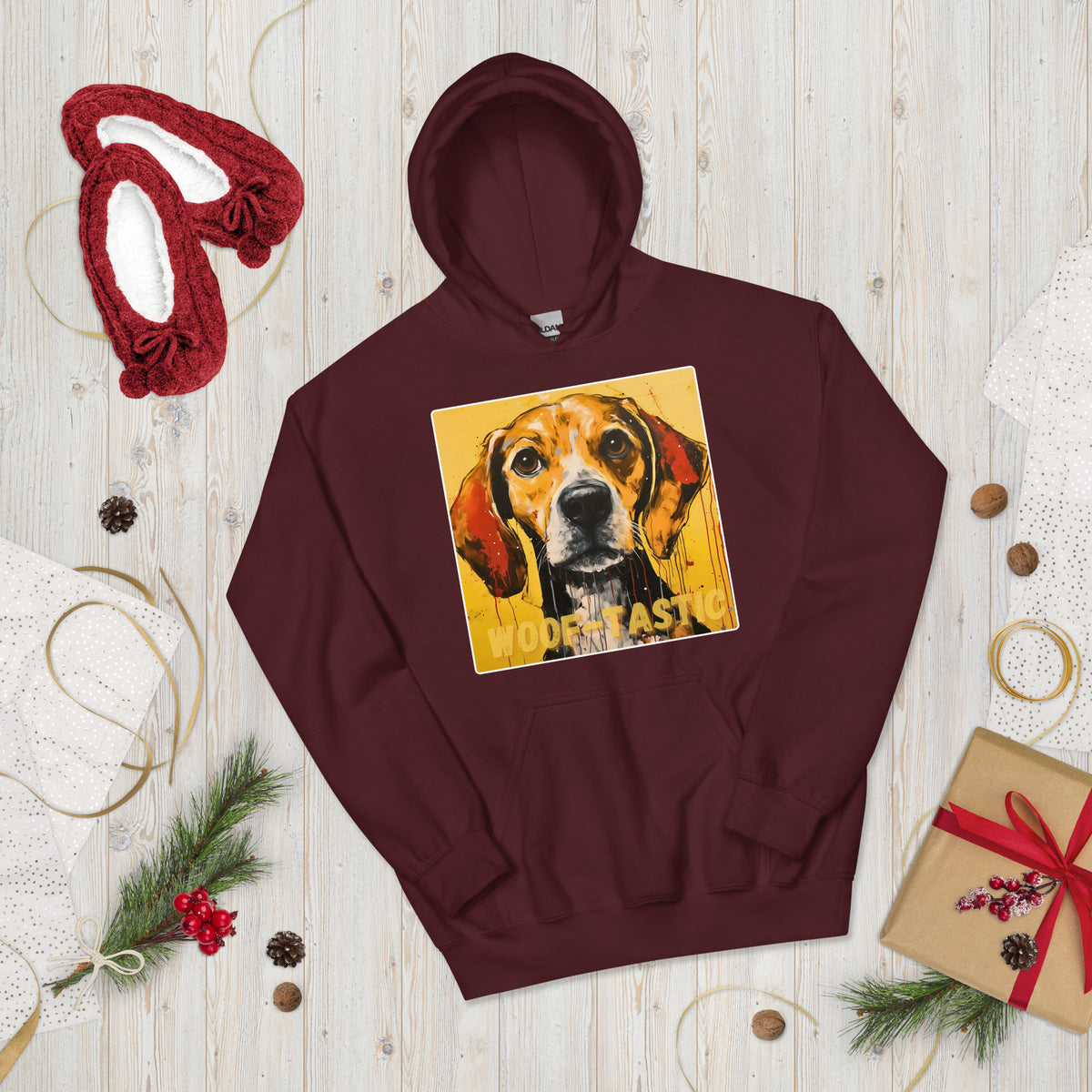 Unisex Hoodie Woof-tastic Beagle