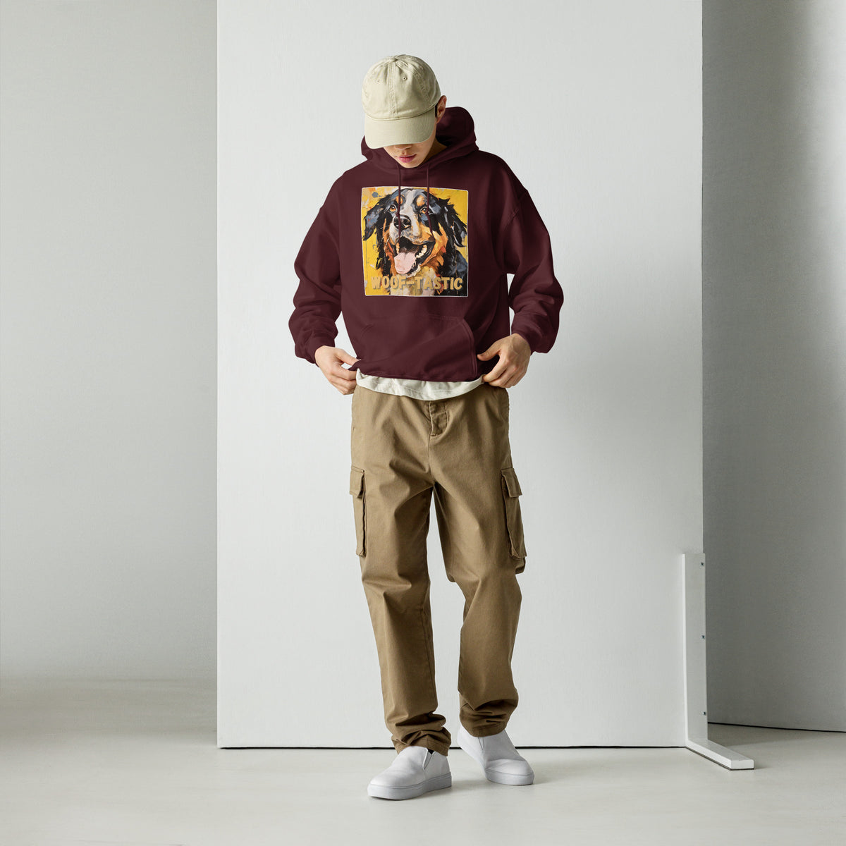 Unisex Hoodie Woof-tastic Bernese Mountain Dog