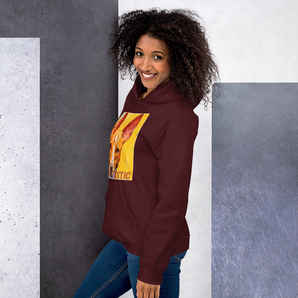 Unisex Hoodie, Woof-tastic Basenjie