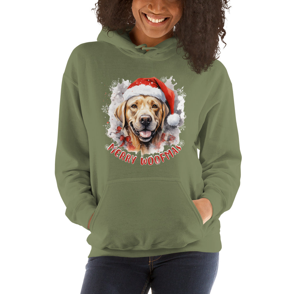 Unisex Hoodie Labrador Retriever - Merry Woofmas