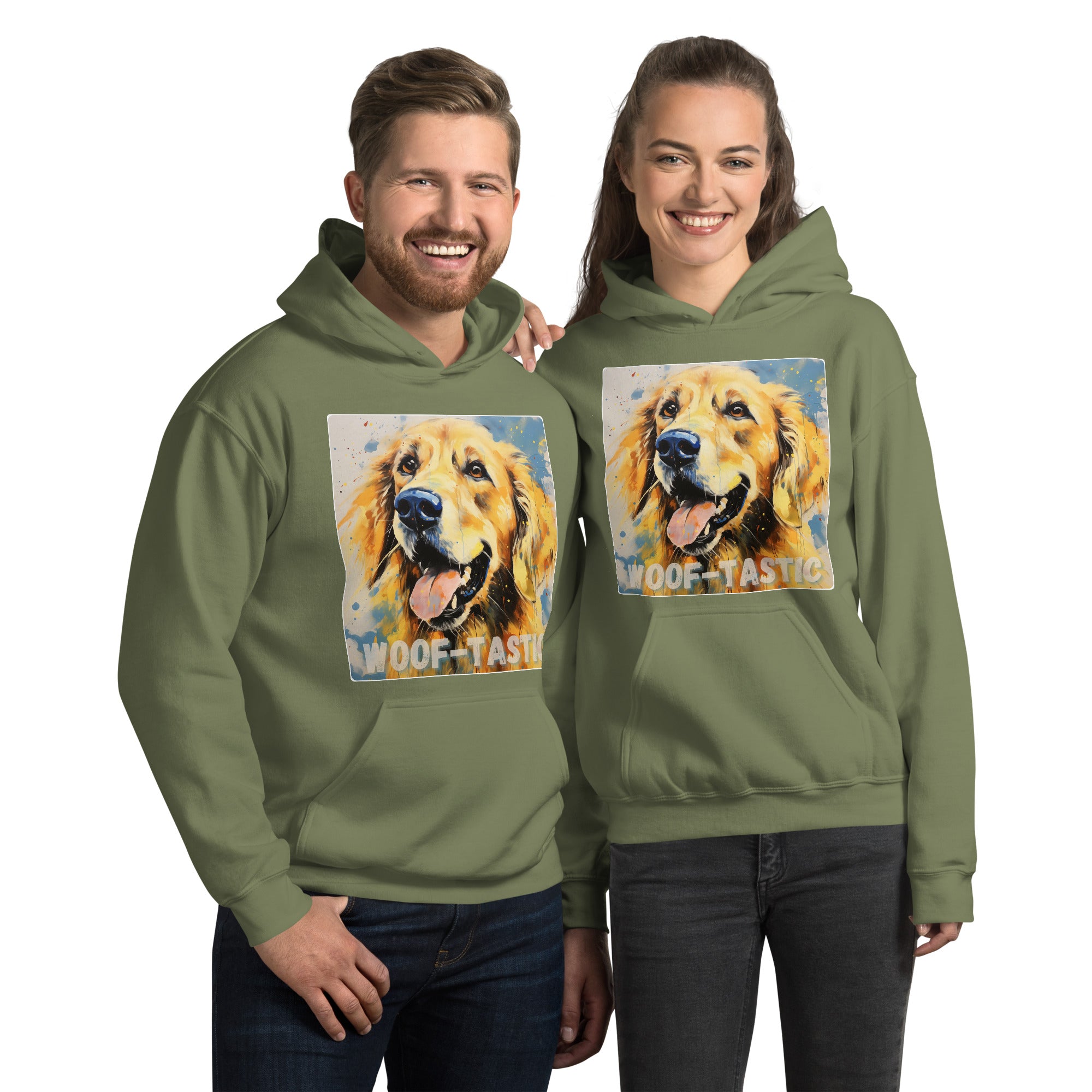 Unisex Hoodie Woof-tastic - Golden Retriever