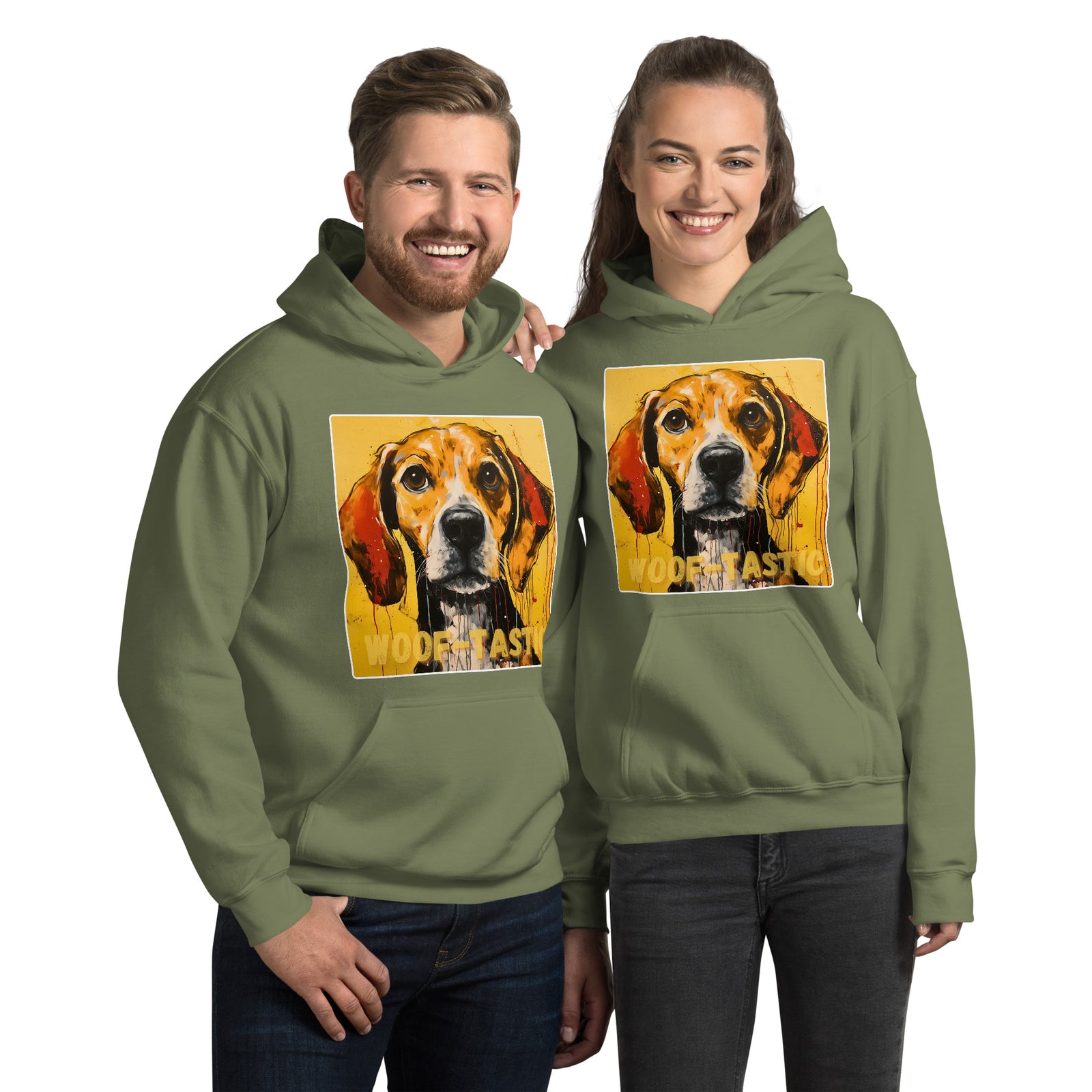 Unisex Hoodie Woof-tastic Beagle