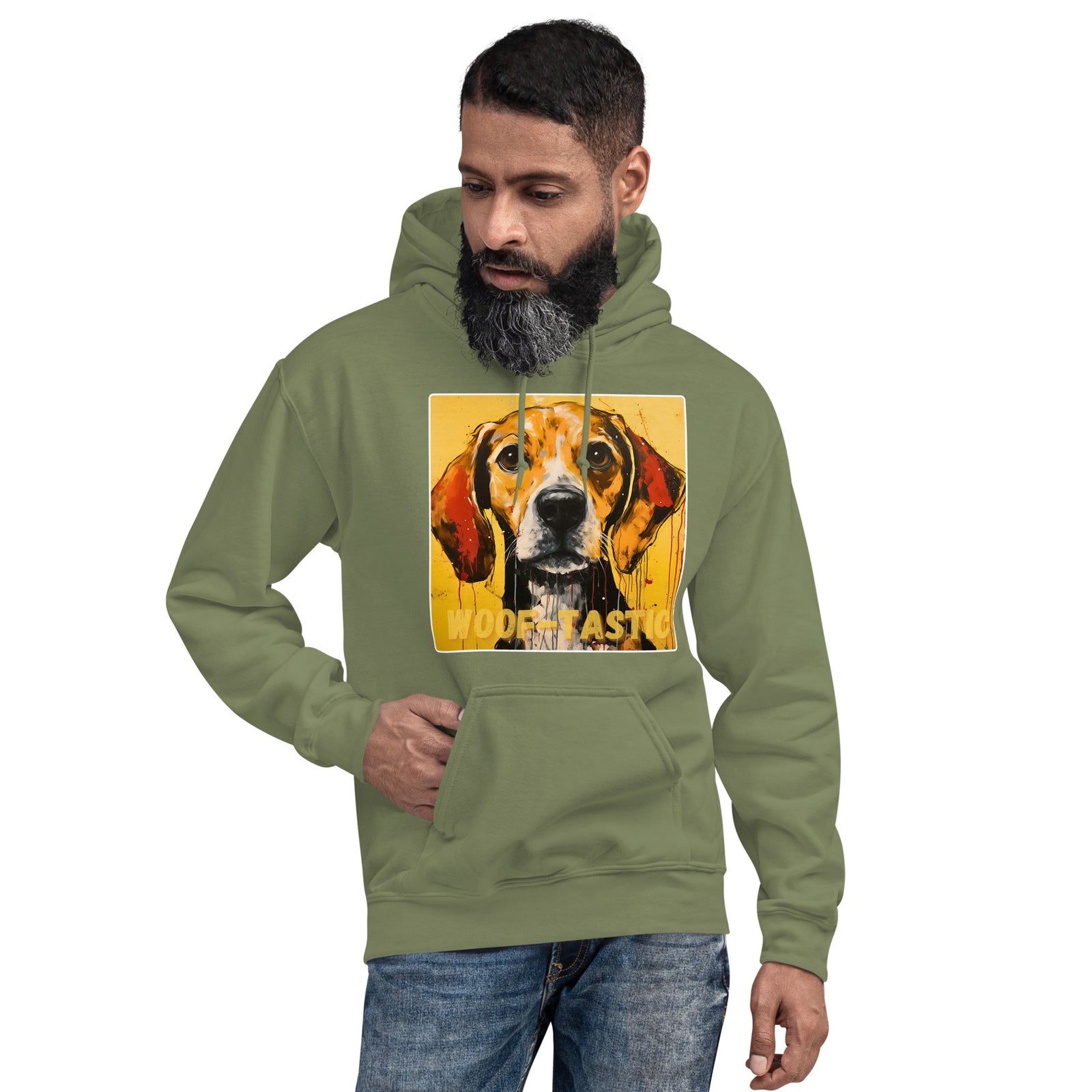 Unisex Hoodie Woof-tastic Beagle