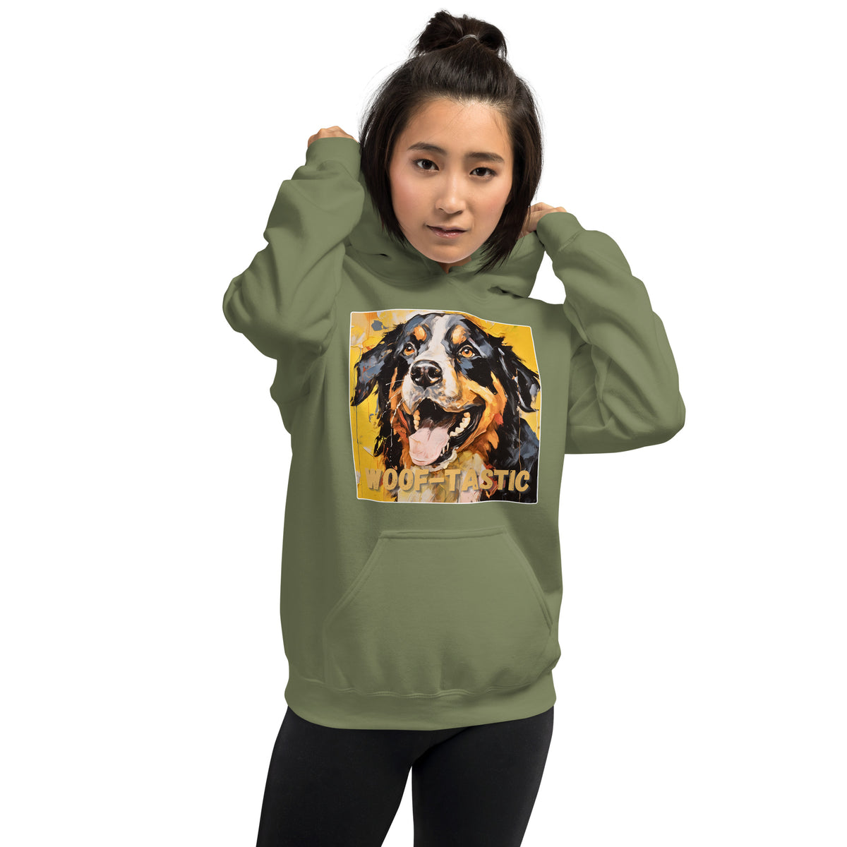 Unisex Hoodie Woof-tastic Bernese Mountain Dog