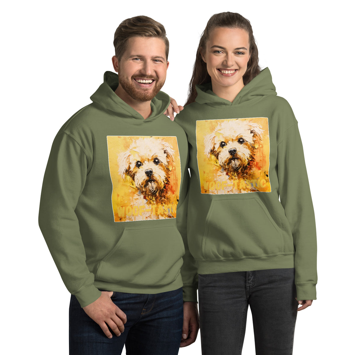 Unisex Hoodie Woof-tastic Bichon Frise
