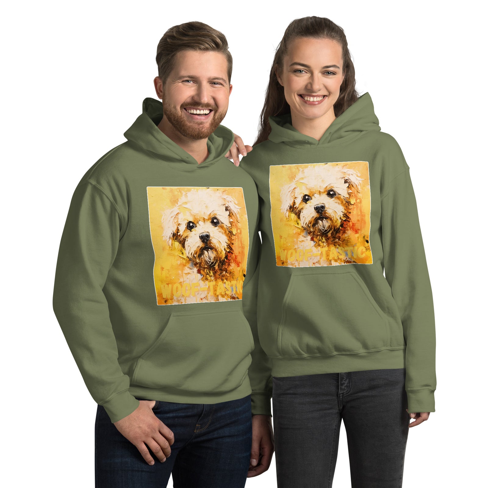 Unisex Hoodie Woof-tastic Bichon Frise