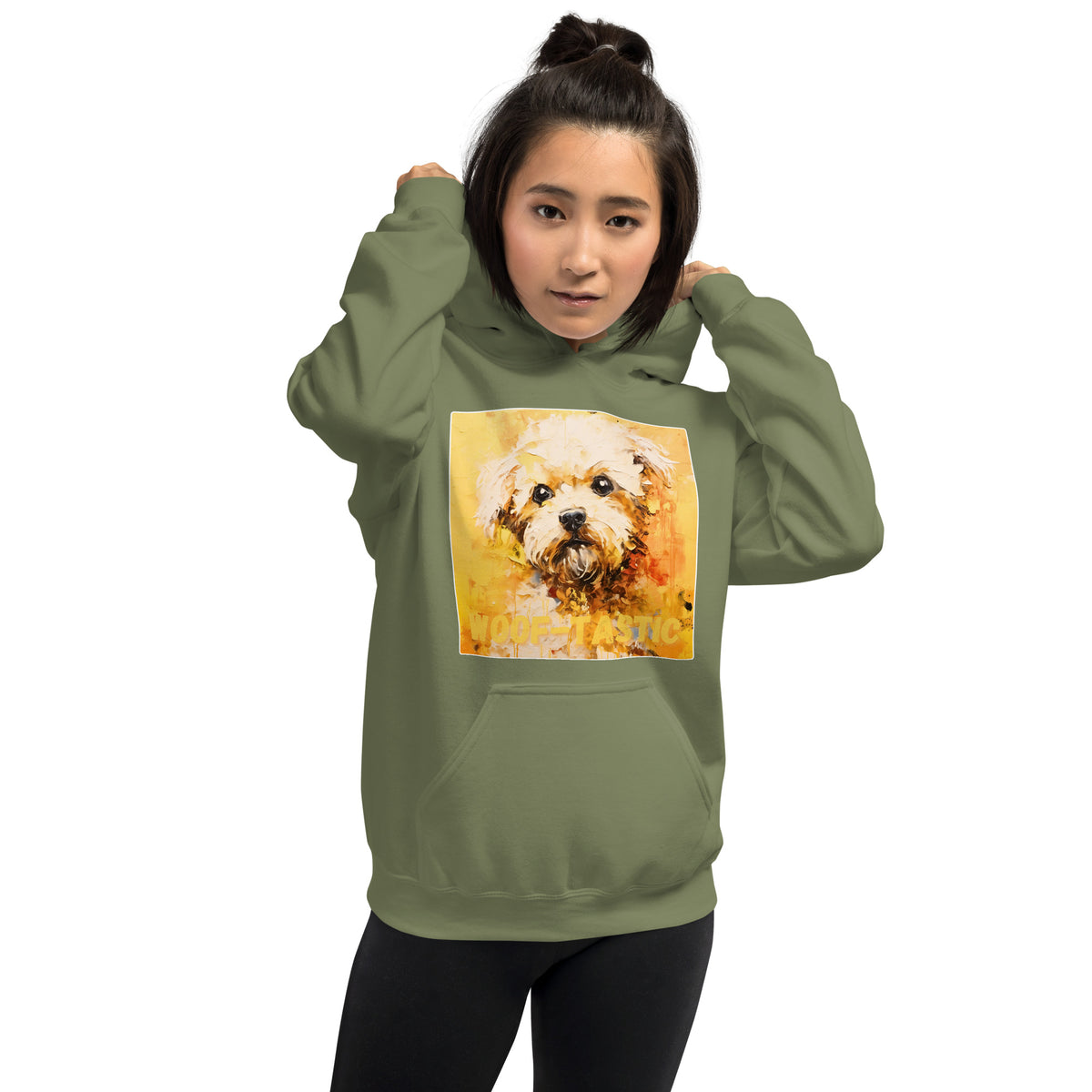 Unisex Hoodie Woof-tastic Bichon Frise