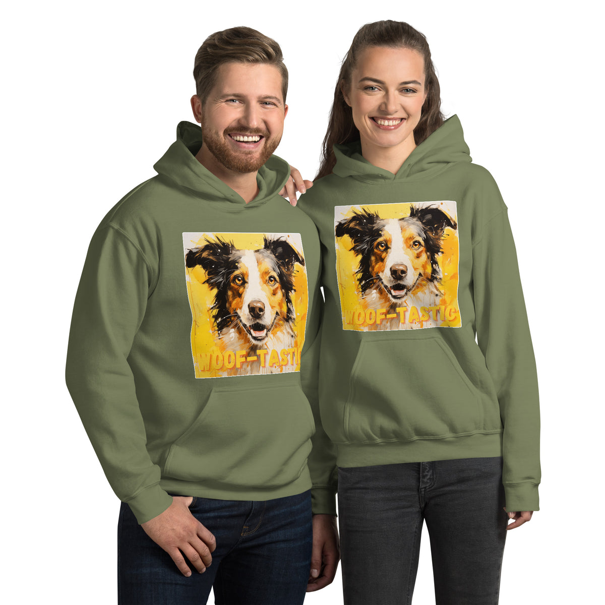 Unisex Hoodie Woof-tastic Border Collie