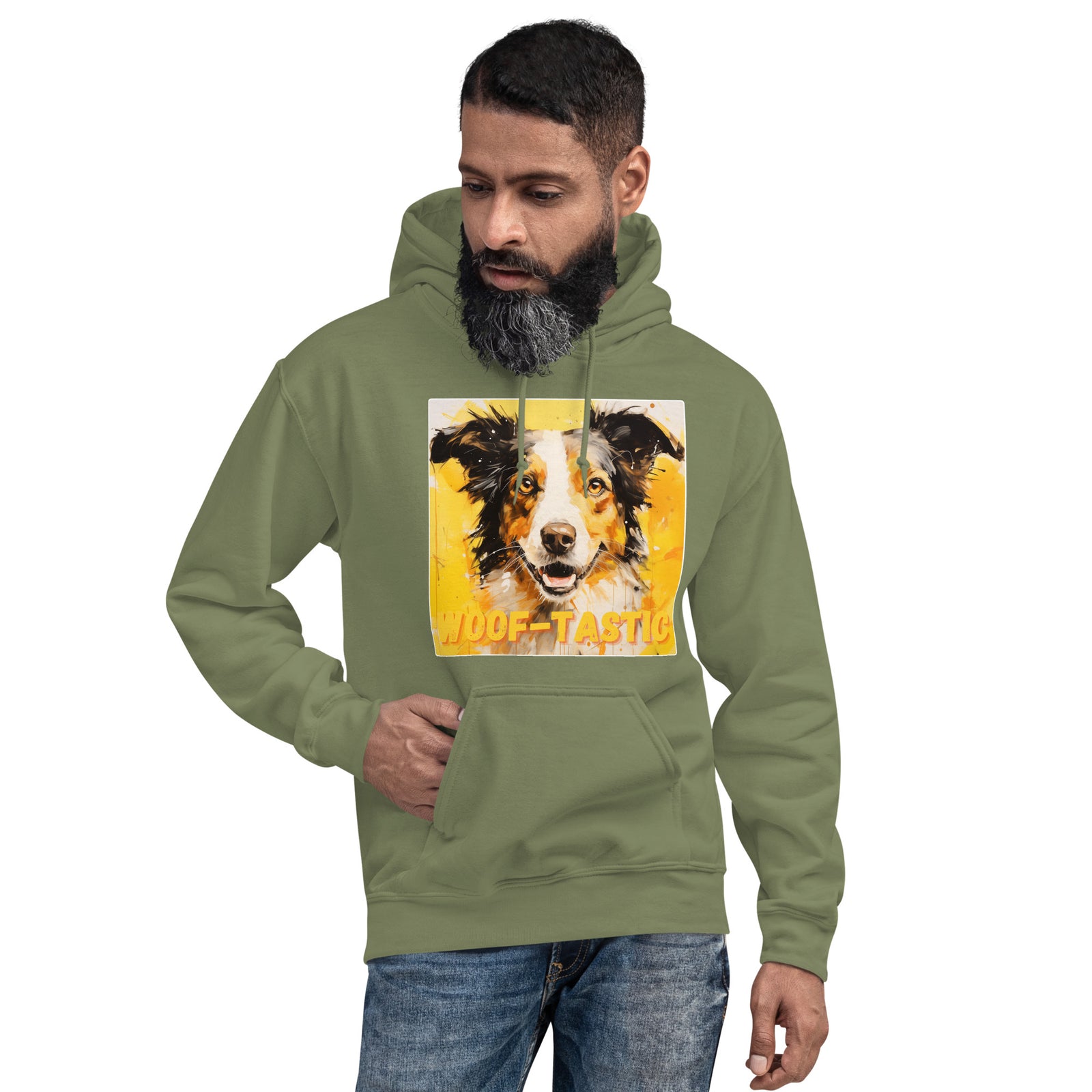 Unisex Hoodie Woof-tastic Border Collie