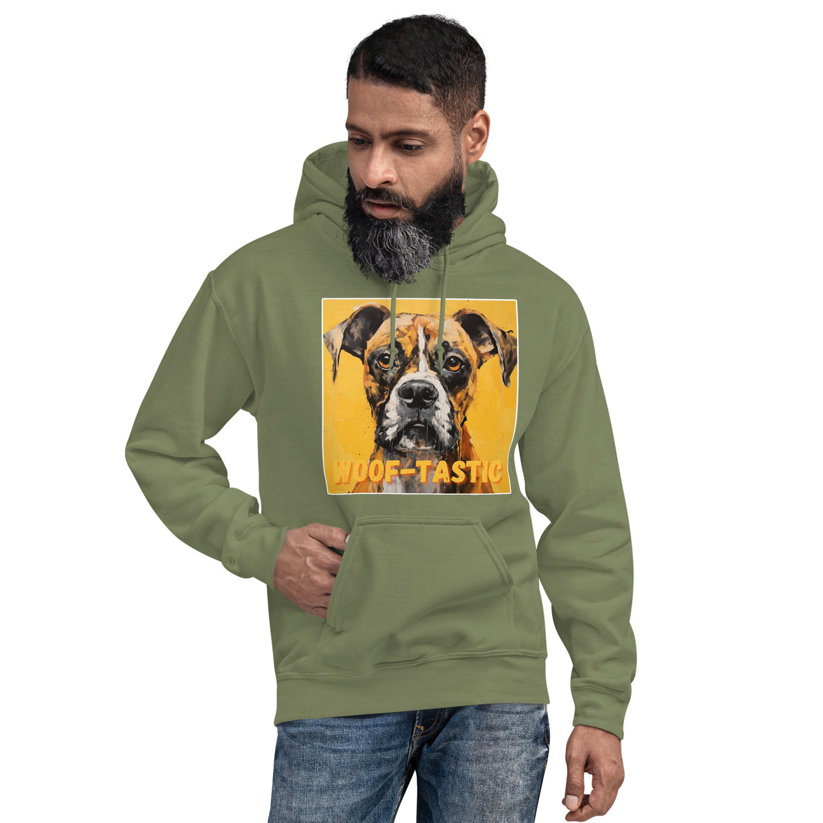 Unisex Hoodie Woof-tastic Boxer