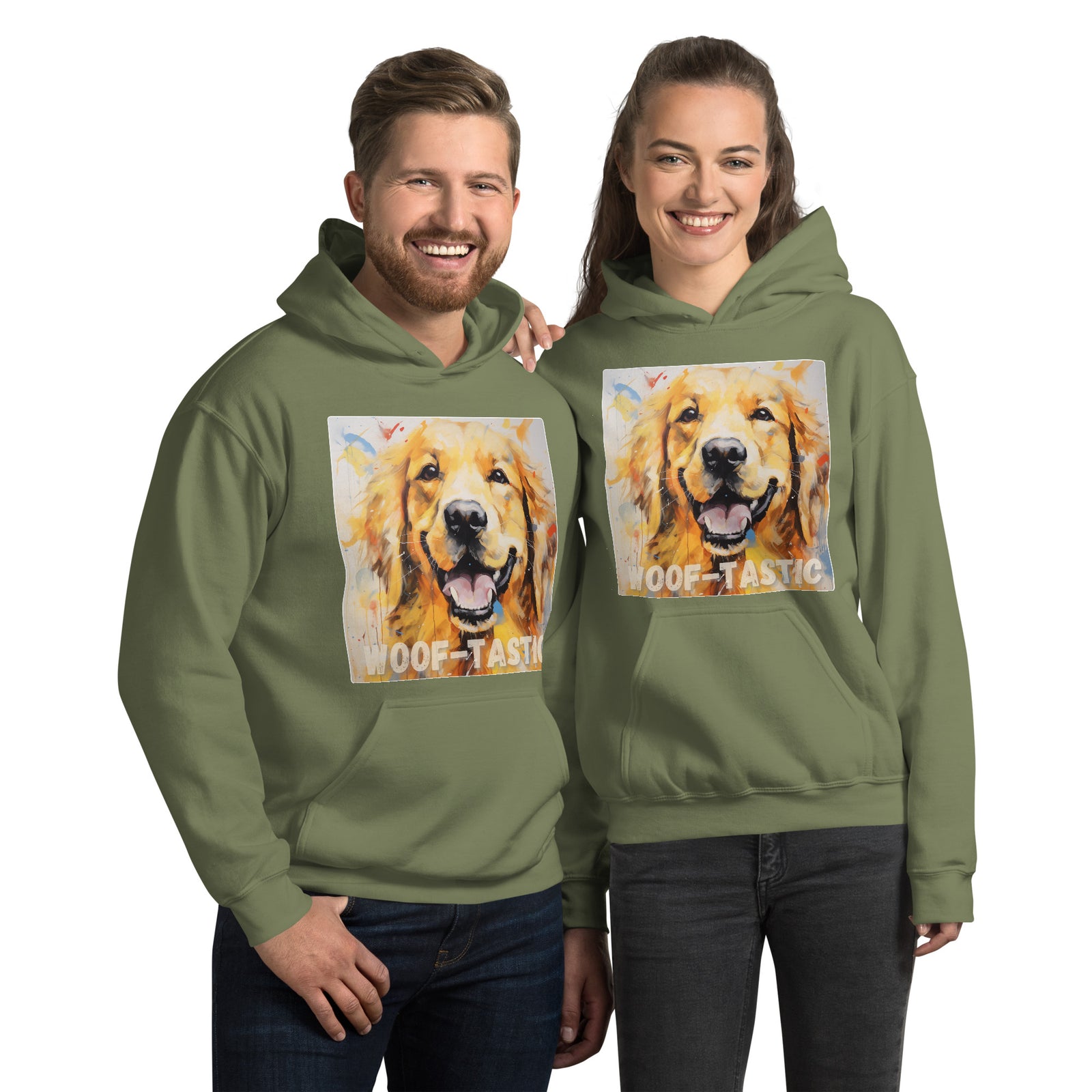 Unisex Hoodie Woof-tastic Golden Retriever