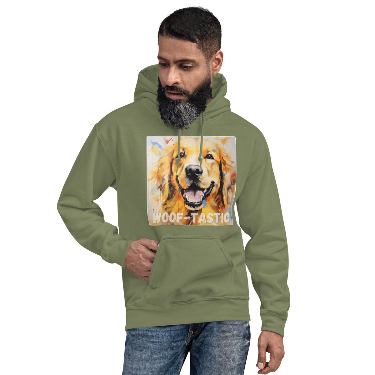 Unisex Hoodie Woof-tastic Golden Retriever