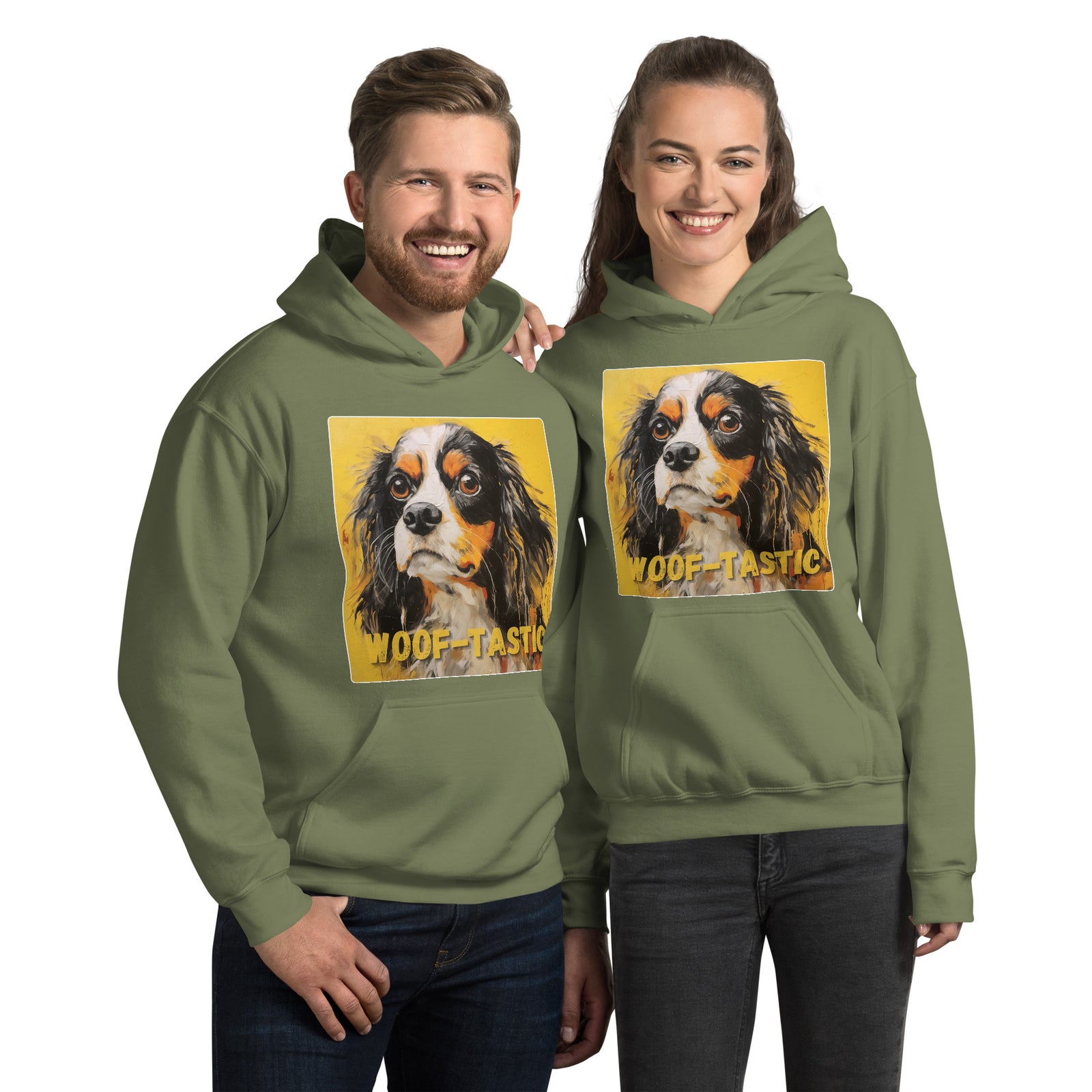 Unisex Hoodie Woof-tastic Cavalier King Charles Spaniel