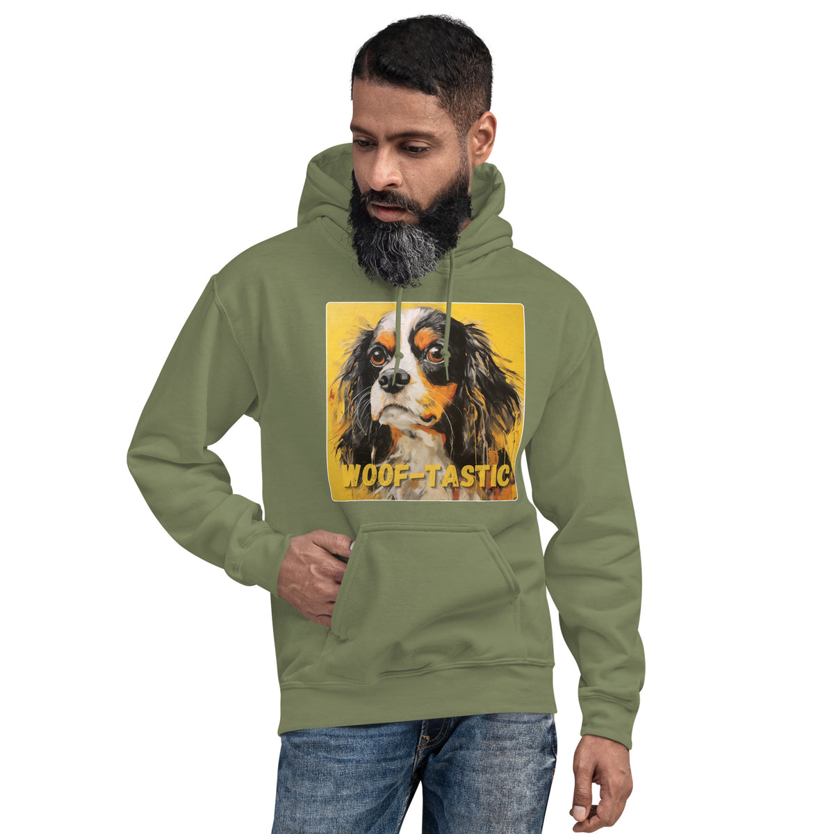 Unisex Hoodie Woof-tastic Cavalier King Charles Spaniel
