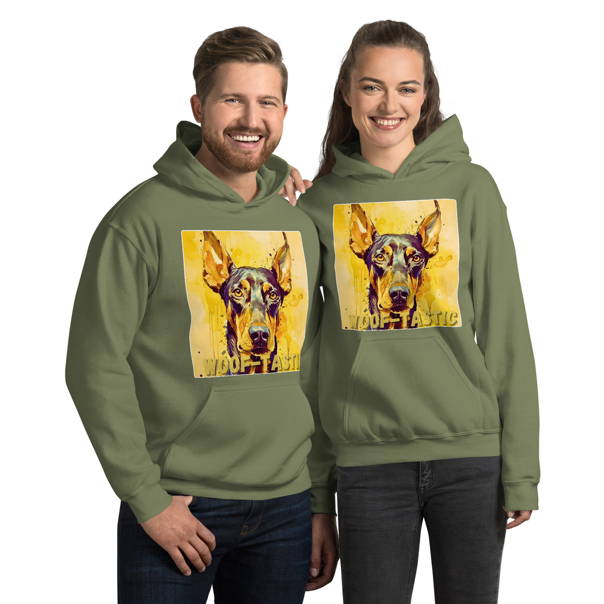 Unisex Hoodie Woof-tastic Doberman Pinscher