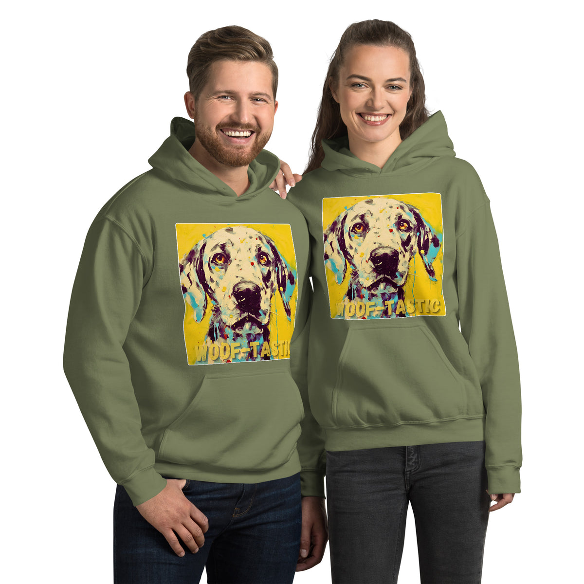 Unisex Hoodie Woof-tastic Dalmatian