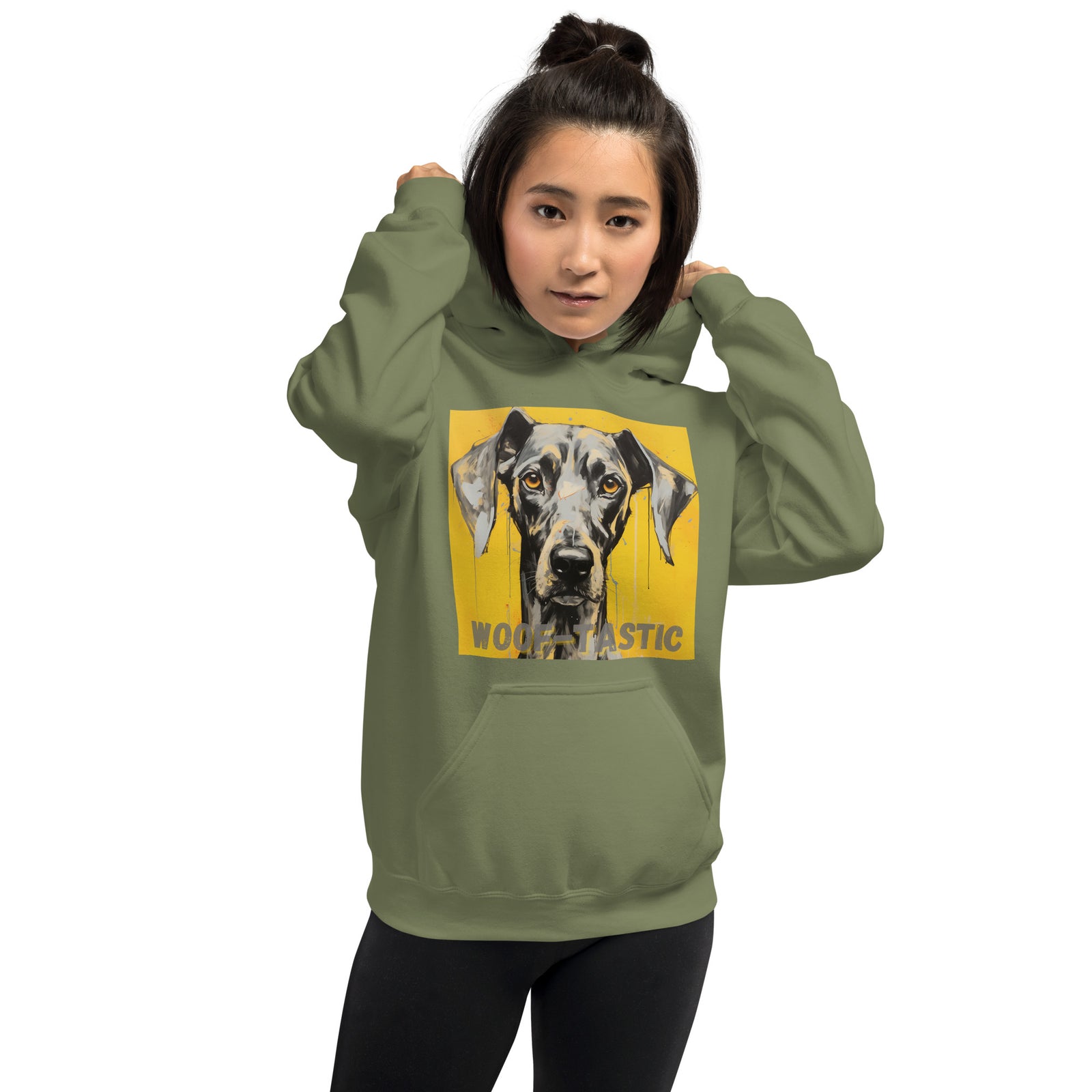 Unisex Hoodie, Woof-tastic Great Dane