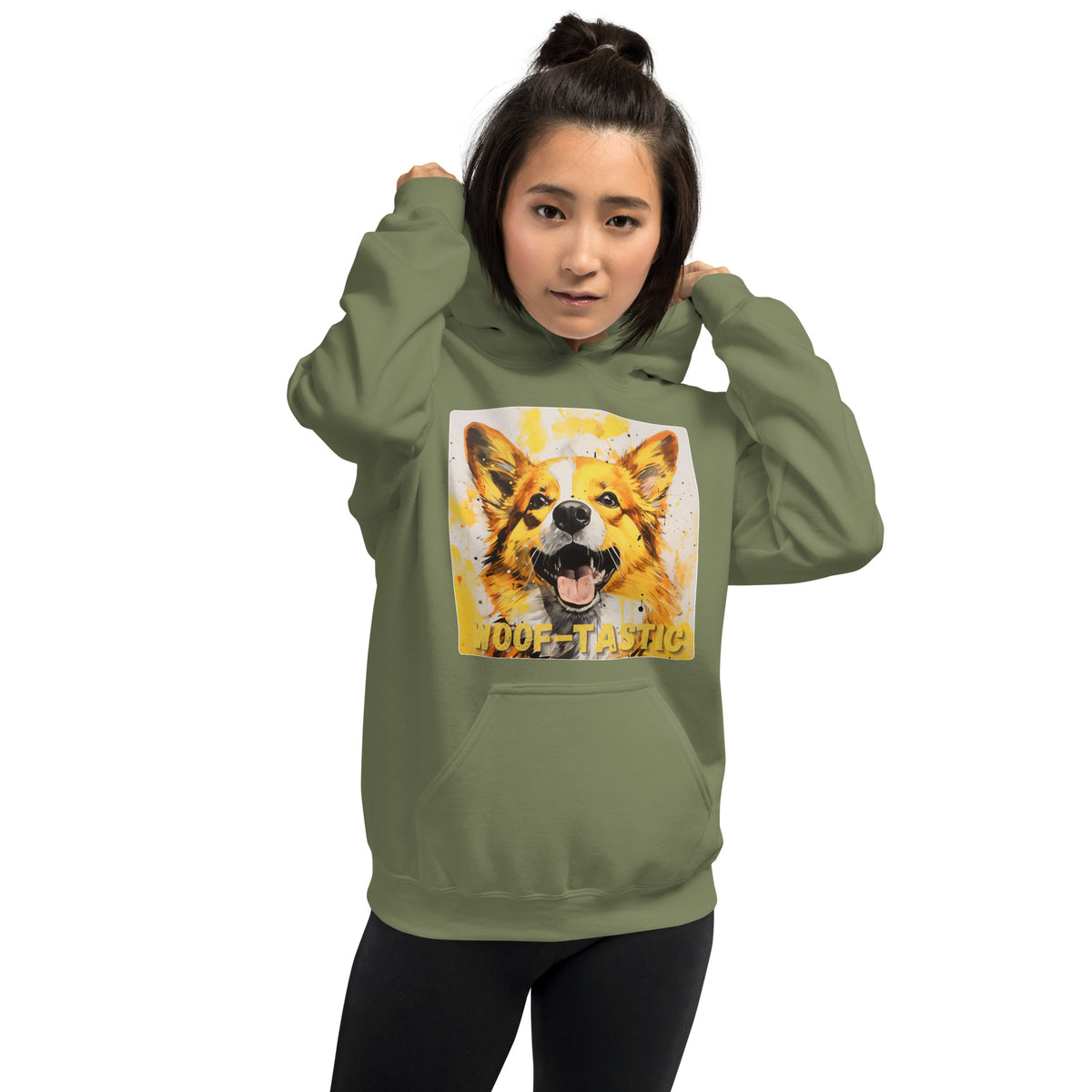 Unisex Hoodie, Woof-tastic Pembroke Welsh Corgi