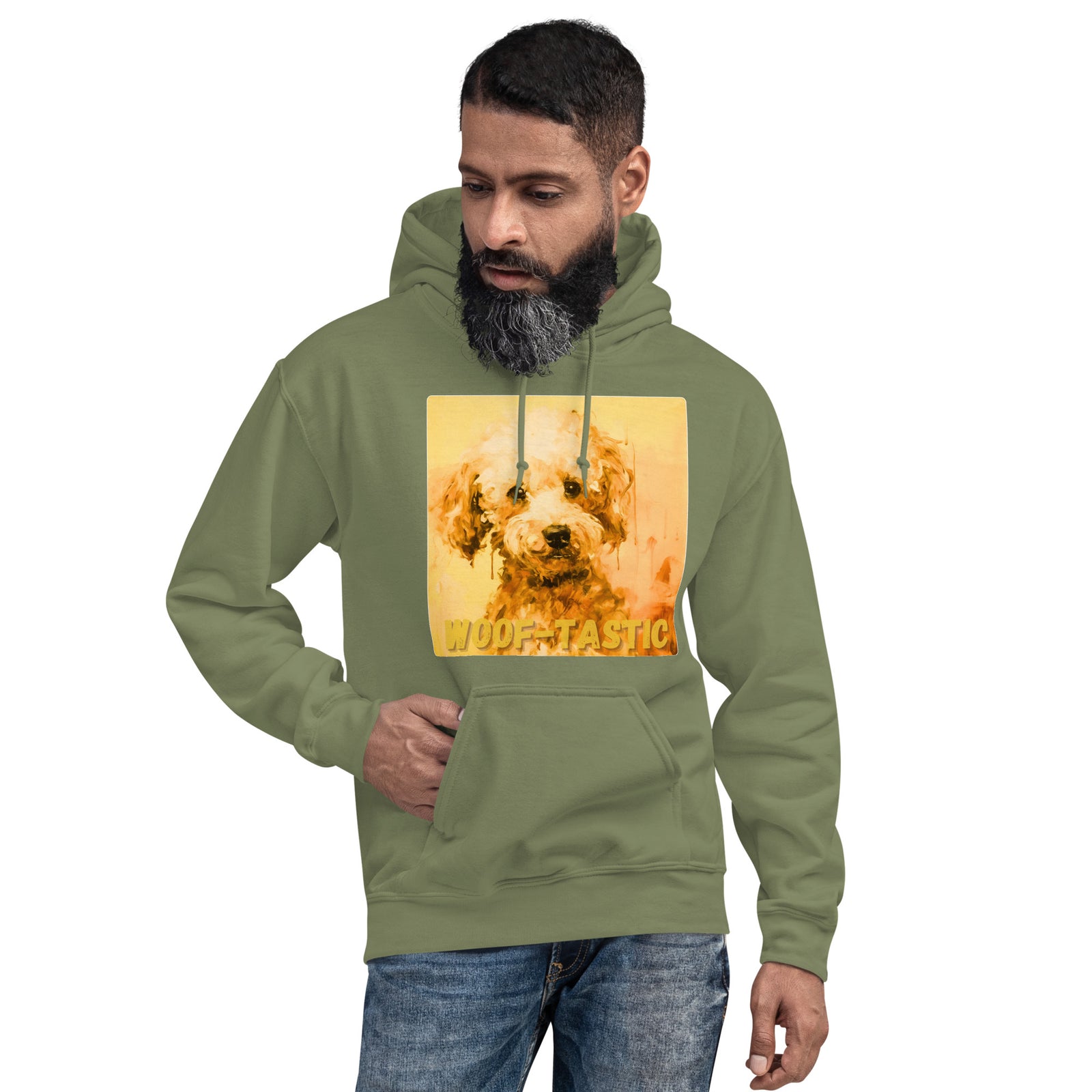 Unisex Hoodie, Woof-tastic Poodle
