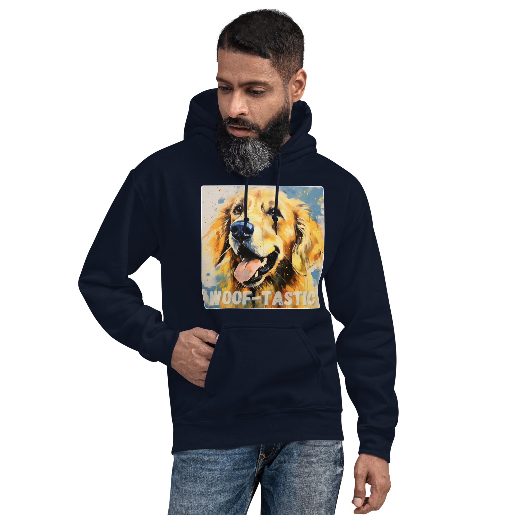 Unisex Hoodie Woof-tastic - Golden Retriever