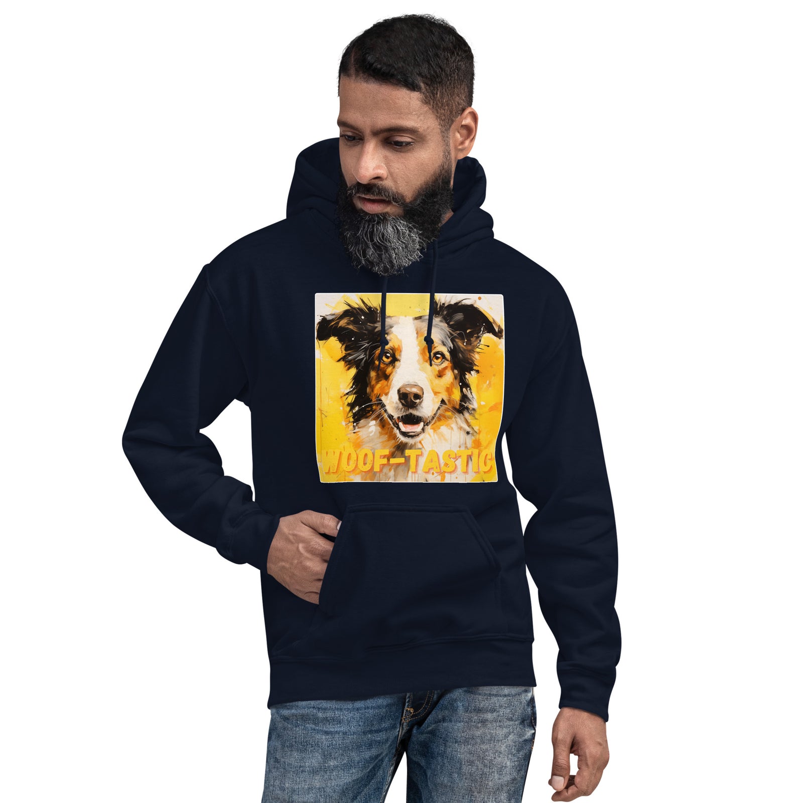 Unisex Hoodie Woof-tastic Border Collie