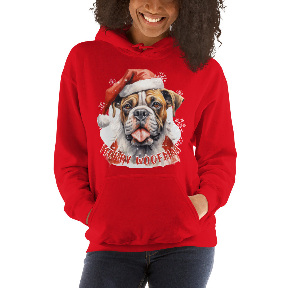 Unisex Hoodie Boxer - Merry Woofmas