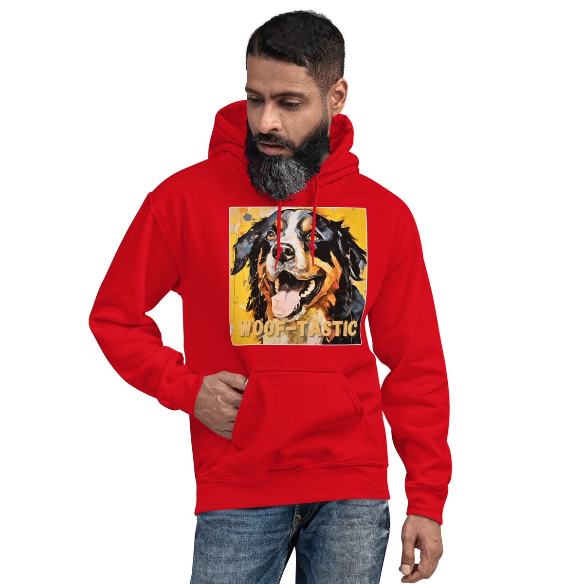 Unisex Hoodie Woof-tastic Bernese Mountain Dog