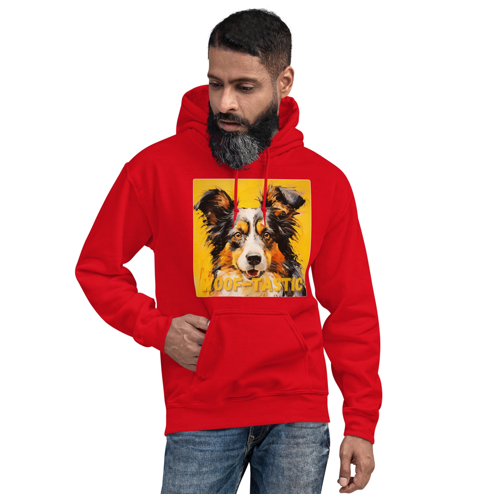 Unisex Hoodie, Woof-tastic Shetland Sheepdog