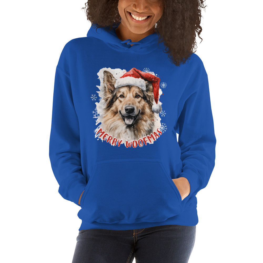 Unisex Hoodie German Shepperd - Merry Woofmas