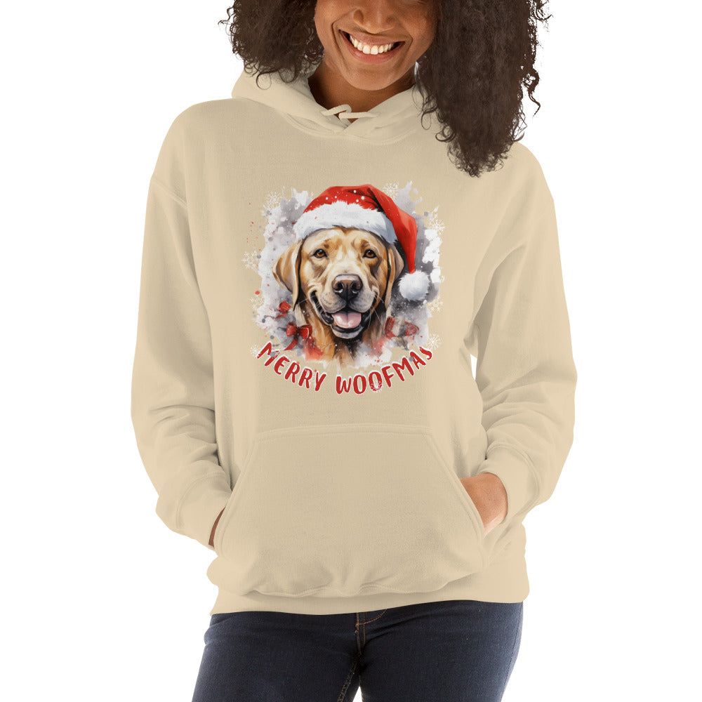 Unisex Hoodie Labrador Retriever - Merry Woofmas
