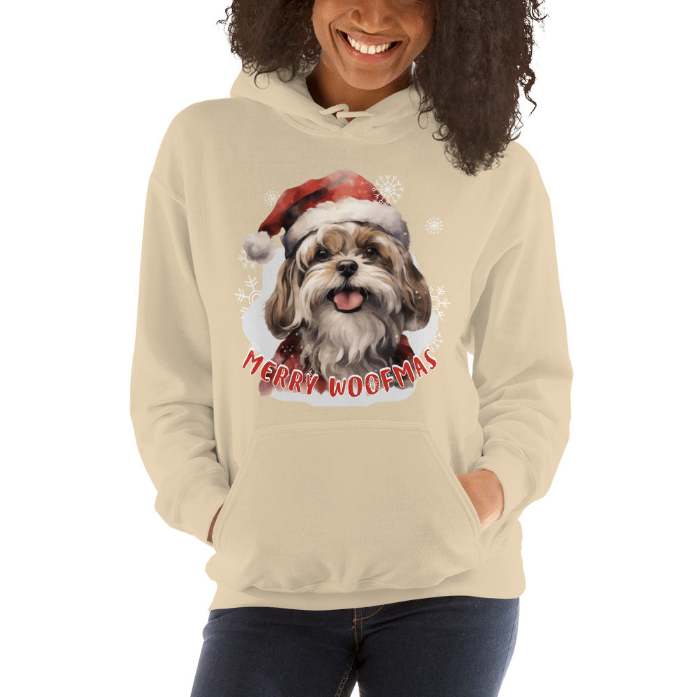 Unisex Hoodie Shitzu - Merry Woofmas