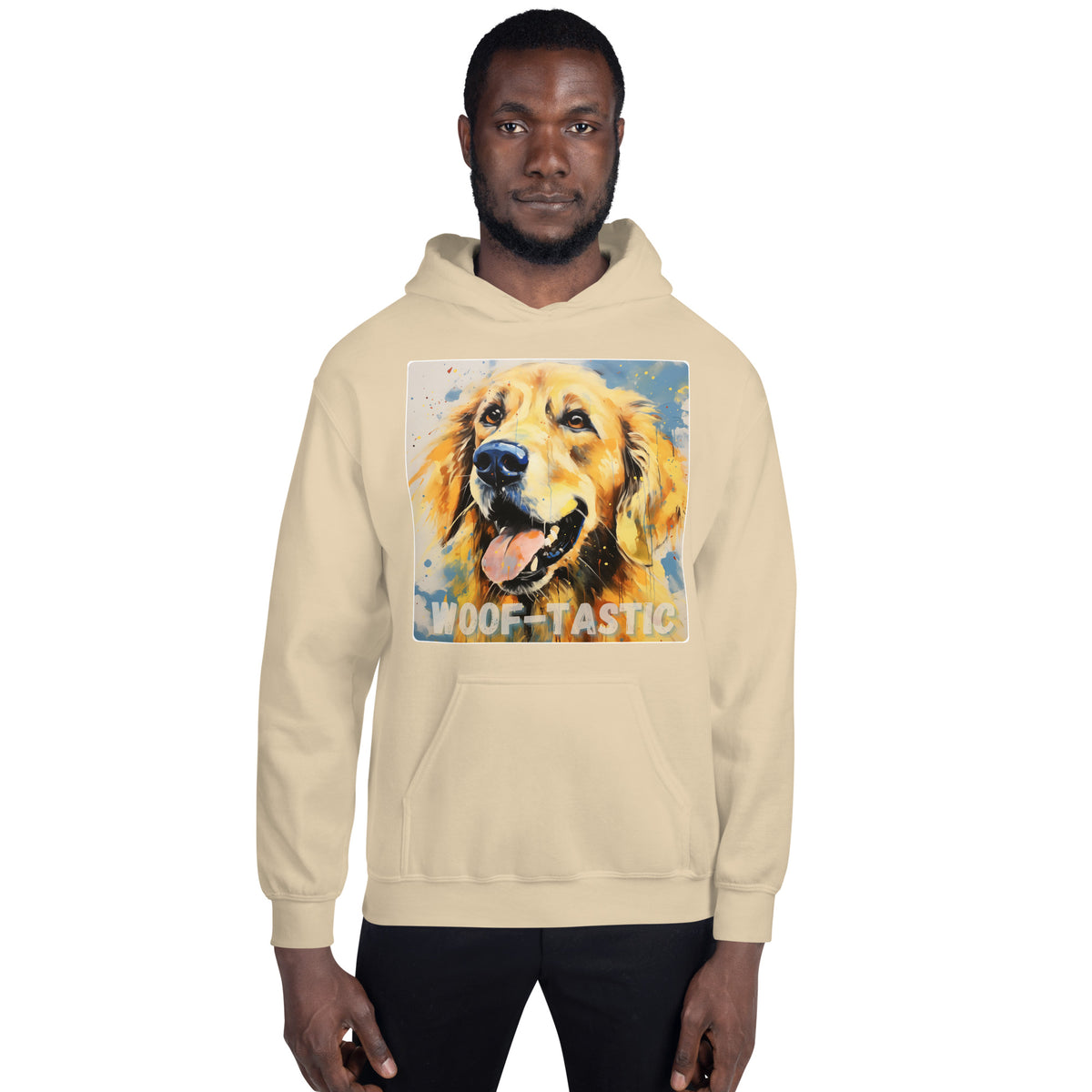 Unisex Hoodie Woof-tastic - Golden Retriever
