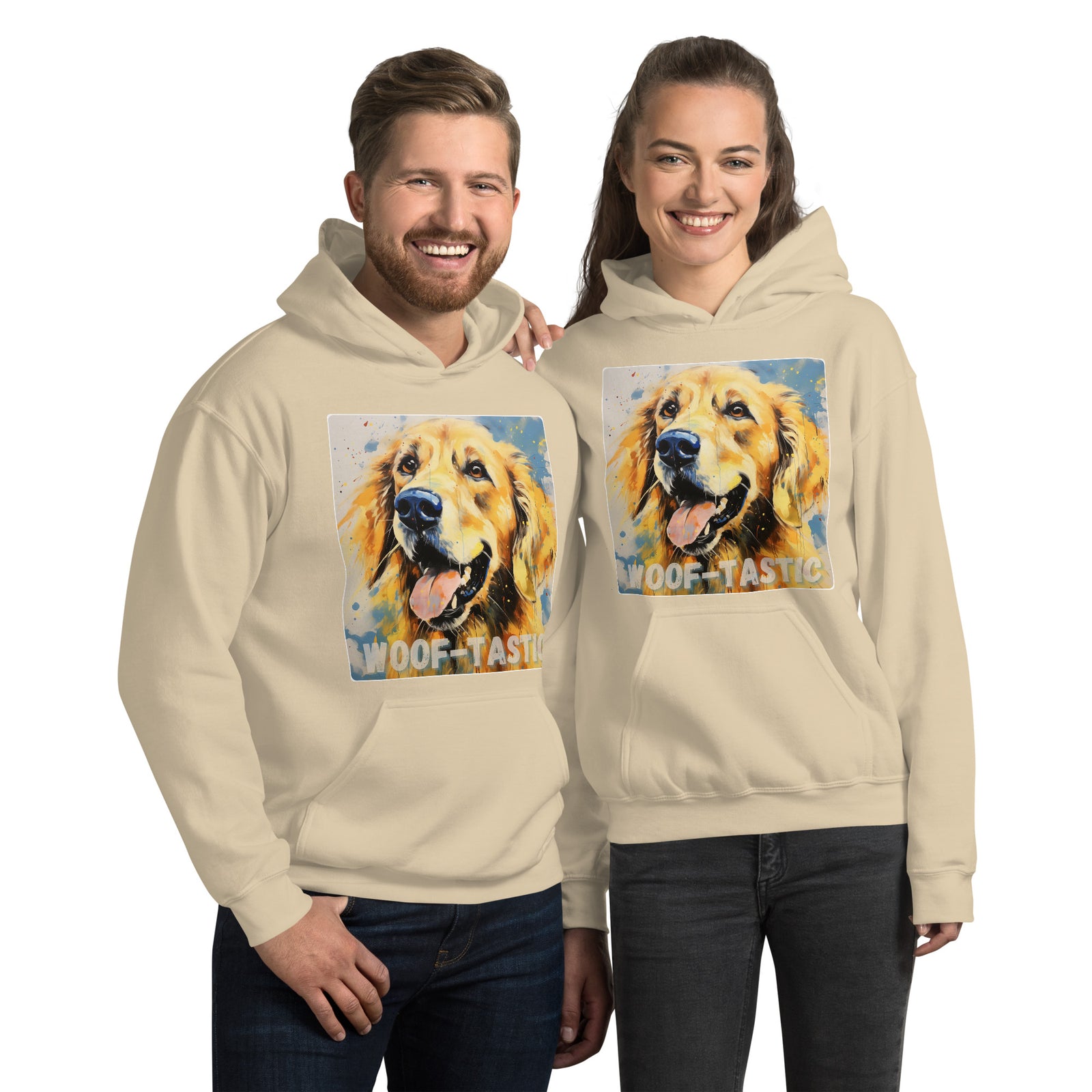 Unisex Hoodie Woof-tastic - Golden Retriever