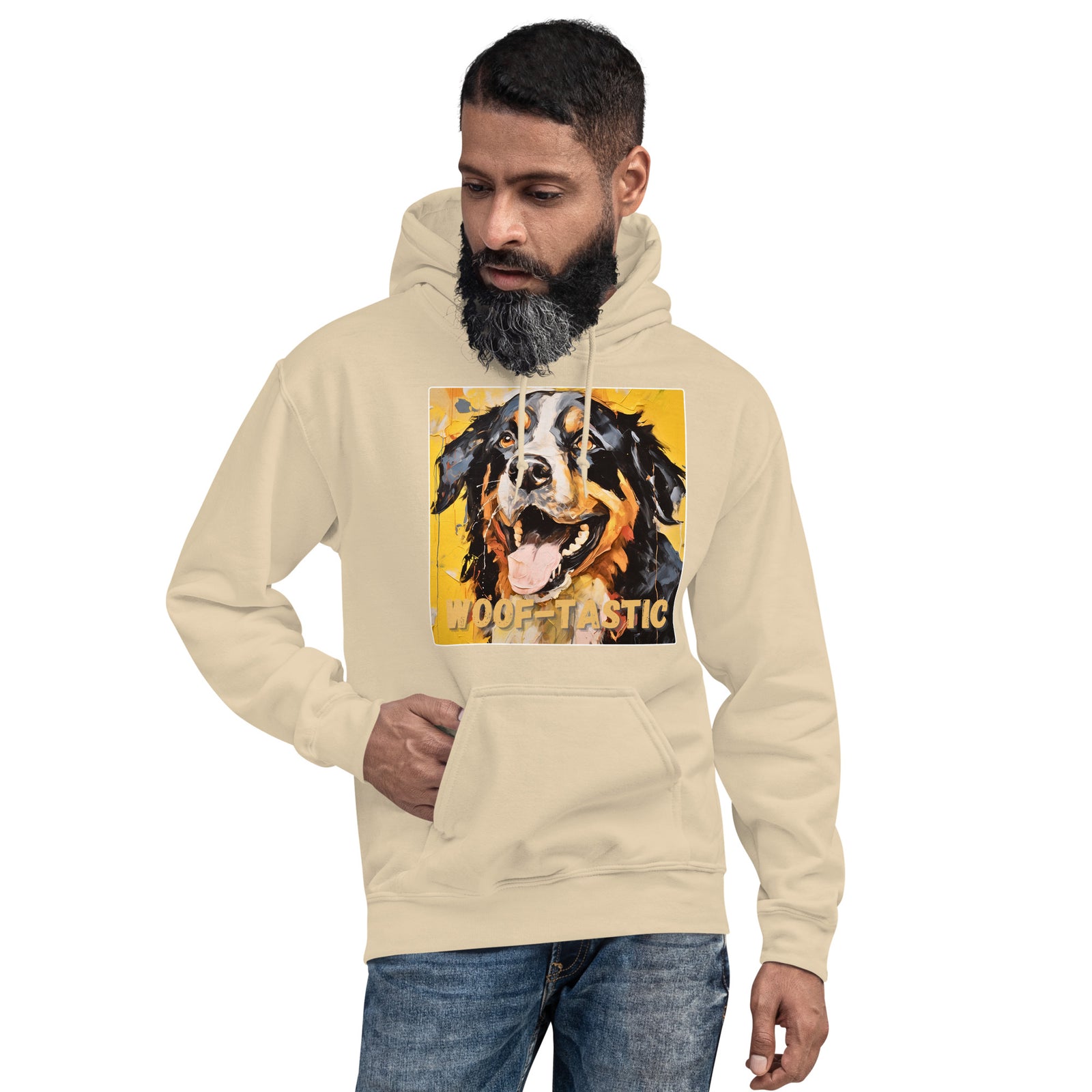 Unisex Hoodie Woof-tastic Bernese Mountain Dog