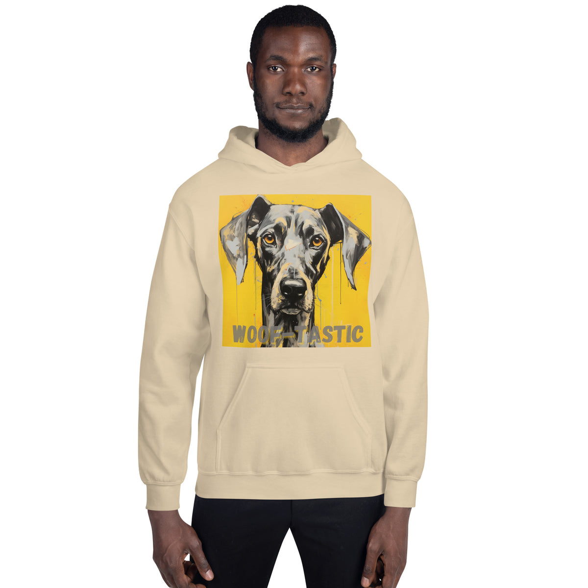 Unisex Hoodie, Woof-tastic Great Dane