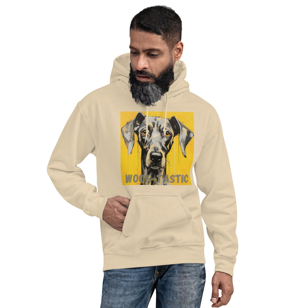 Unisex Hoodie, Woof-tastic Great Dane