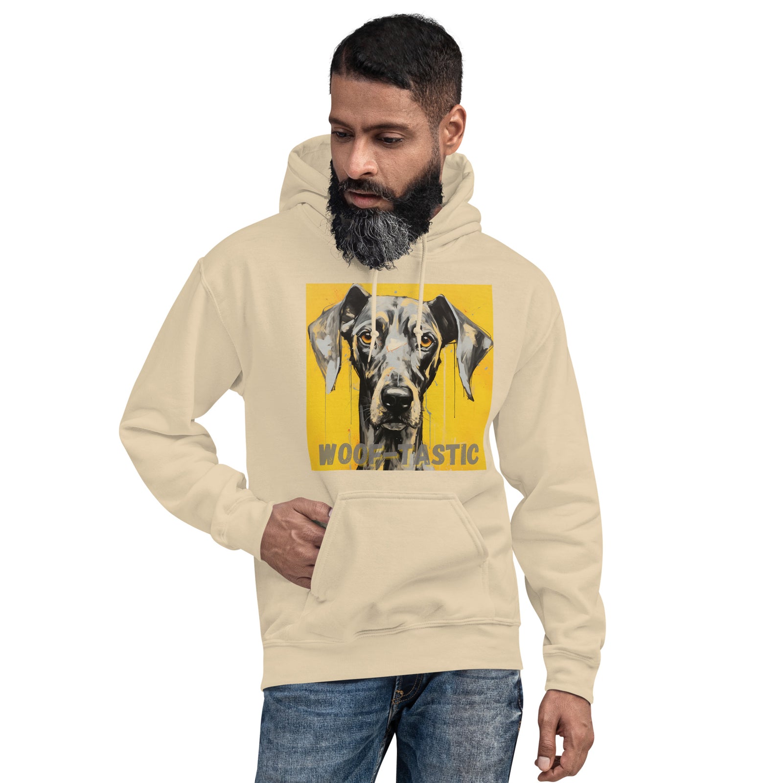 Unisex Hoodie, Woof-tastic Great Dane