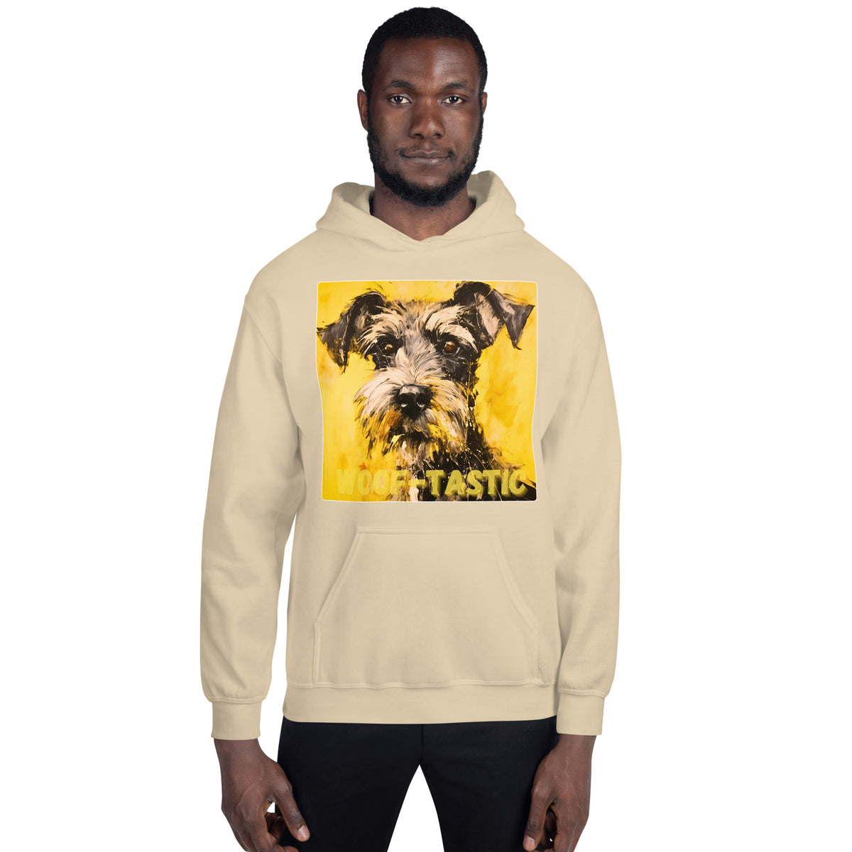 Unisex Hoodie, Woof-tastic Miniature Schnauzer